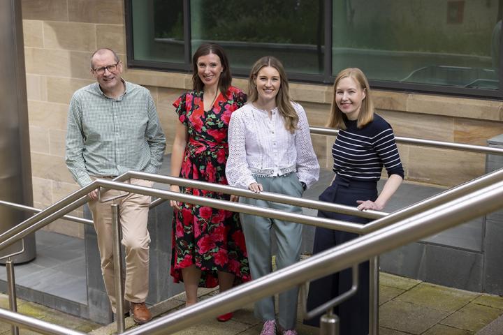 L-R: Chris Madock, Amy Sergison, Martha Averley and Lisa Kelly