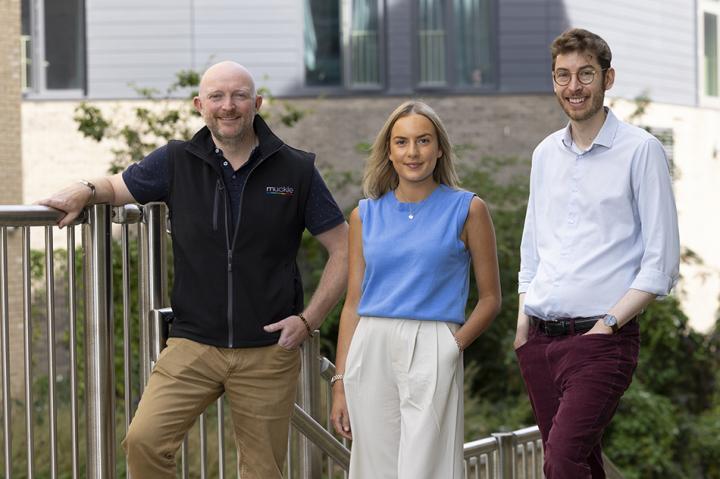 L-R: David Towns, Anna Douglas and Cameron Horton 