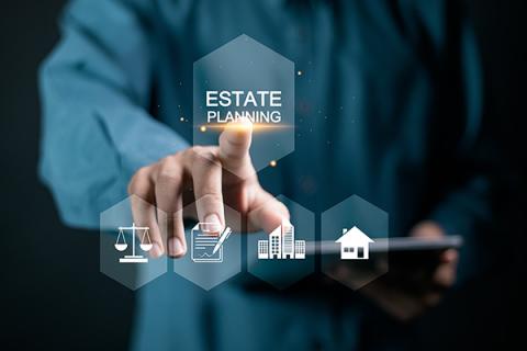 Digital image depicting estate planning support