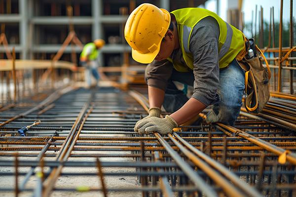 Construction worker working onsite