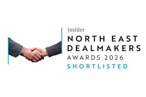 Shortlisted logo for the North East Dealmakers Awards 2026